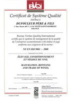 certification ISO