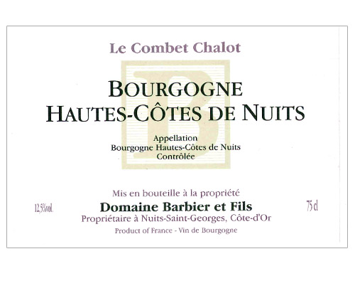 etiquette dufouleur vin de bourgogne