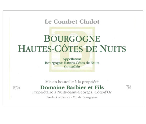 etiquette dufouleur vin de bourgogne