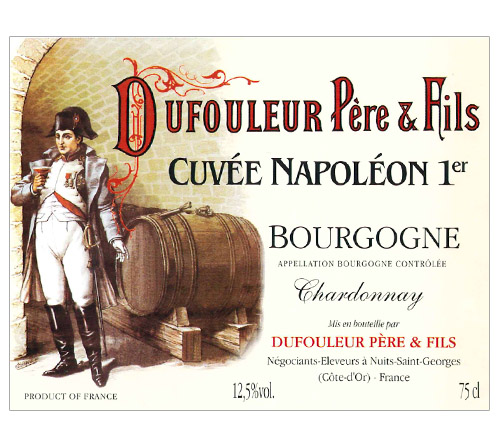 etiquette dufouleur vin de bourgogne